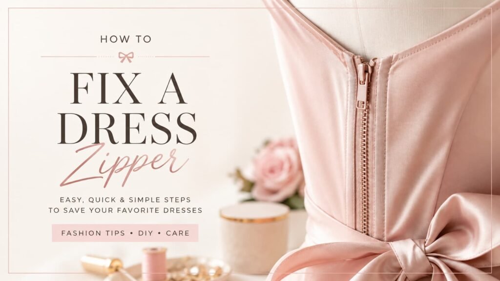 how to fix a zipper